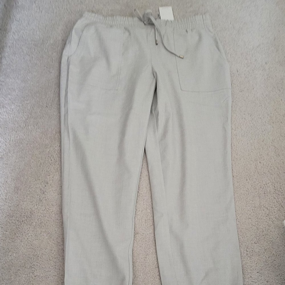 NEW Nine West Active Women's Jogger Pants Olive Green Pull On Size Large